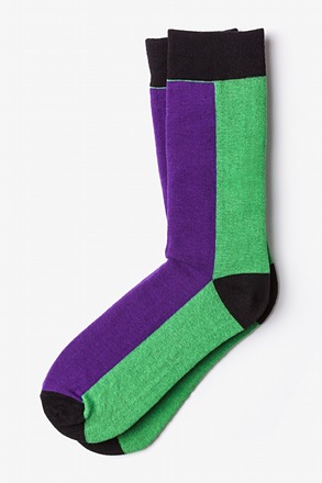 _Fullerton Split Purple Sock_