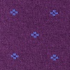 Purple Carded Cotton Newton Medium-Large Sock