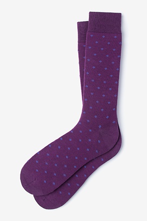 _Newton Purple Medium-Large Sock_