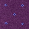Purple Carded Cotton Newton Sock