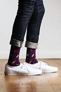 Mixed Vegetable Purple Sock Photo (1)