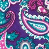 Purple Cotton Carrollton Extra Long Tie