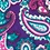 Purple Cotton Carrollton Extra Long Tie