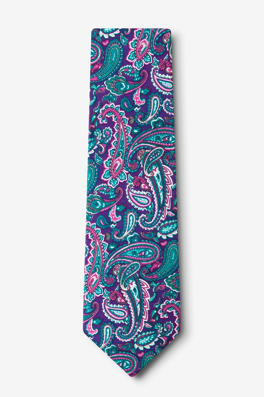 Carrollton Purple Extra Long Tie Photo (1)