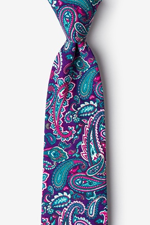 Carrollton Purple Extra Long Tie