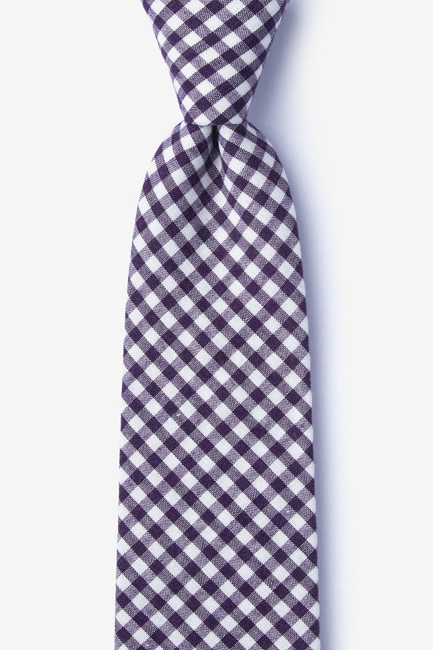 Clayton Purple Extra Long Tie Photo (0)