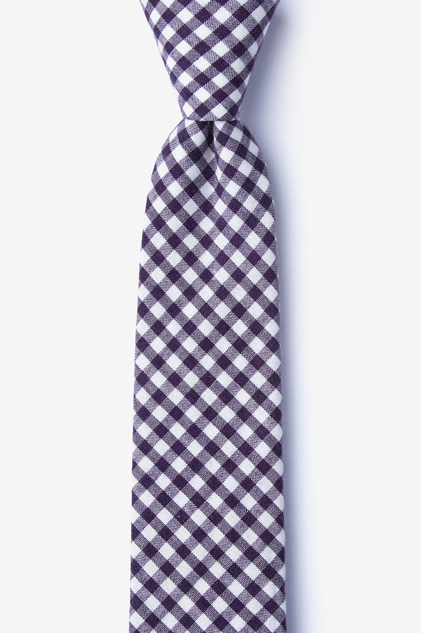 Clayton Purple Skinny Tie Photo (0)