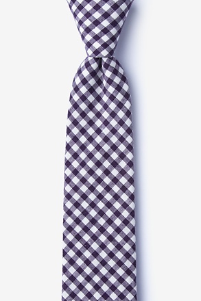 Clayton Purple Skinny Tie