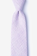 Clyde Purple Extra Long Tie Photo (0)