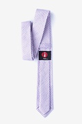 Clyde Purple Skinny Tie Photo (1)