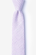 Clyde Purple Skinny Tie Photo (0)