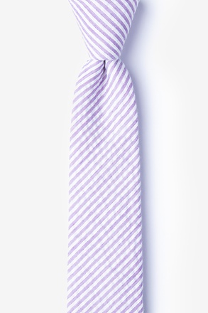 _Clyde Purple Skinny Tie_