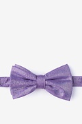 Hurricane Purple Pre-Tied Bow Tie Photo (0)