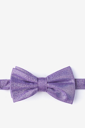 _Hurricane Purple Pre-Tied Bow Tie_