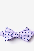 Jamaica Purple Diamond Tip Bow Tie Photo (0)