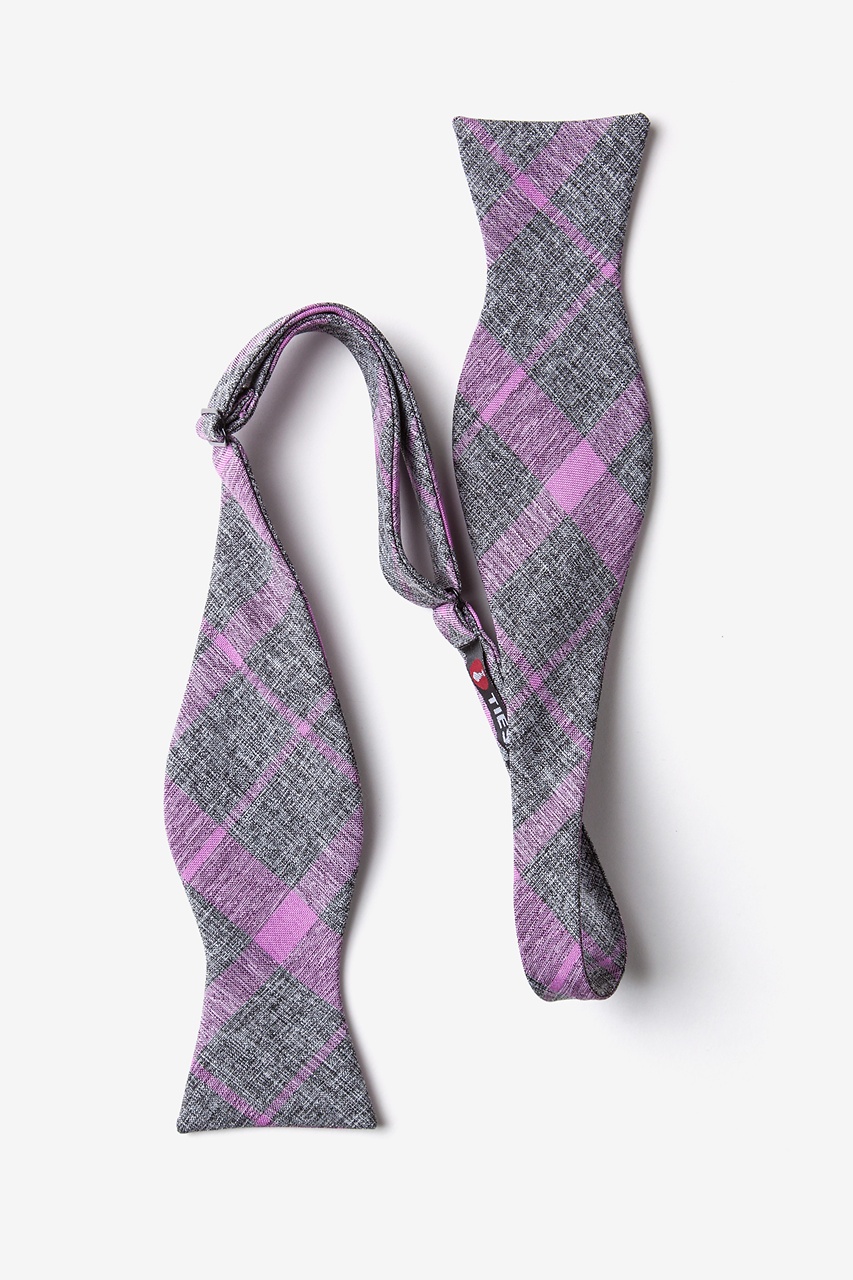 Kirkland Purple Self-Tie Bow Tie Photo (1)