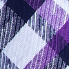 Purple Cotton Lance Diamond Tip Bow Tie