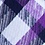 Purple Cotton Lance Diamond Tip Bow Tie