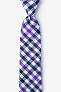 Lance Purple Skinny Tie Photo (0)