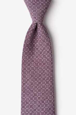 _Nixon Purple Extra Long Tie_