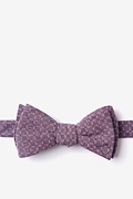 Nixon Purple Self-Tie Bow Tie Photo (0)