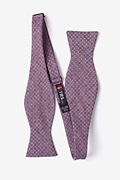 Nixon Purple Self-Tie Bow Tie Photo (1)