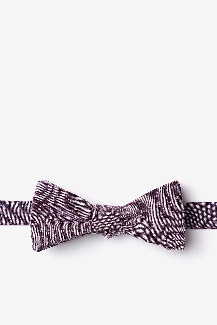 Nixon Purple Skinny Bow Tie Photo (0)