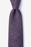 Port Purple Extra Long Tie Photo (0)