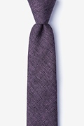 Port Purple Skinny Tie Photo (0)