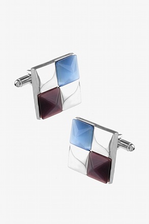 Four Peaks Purple Cufflinks
