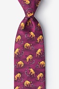 Bronco Purple Tie Photo (0)