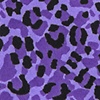 Purple Microfiber Cheetah Animal Print Skinny Tie