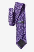 Cheetah Animal Print Purple Tie Photo (2)