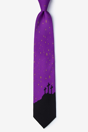 _Galatians 2:20 Purple Tie_