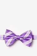 Purple Microfiber Jefferson Stripe