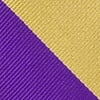 Purple Microfiber Purple & Gold Stripe