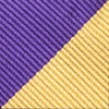 Purple Microfiber Purple & Gold Stripe