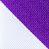 Purple Microfiber Purple & White Stripe Skinny Tie