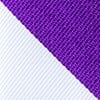 Purple Microfiber Purple & White Stripe Tie For Boys