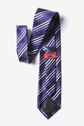Purple Tonal Stripe Extra Long Tie Photo (1)