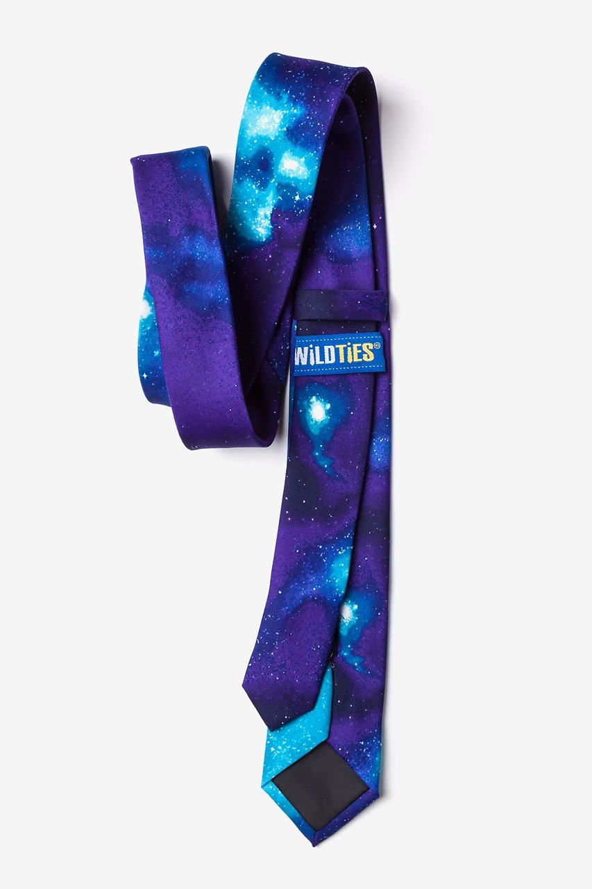 The Cosmos Purple Skinny Tie Photo (1)