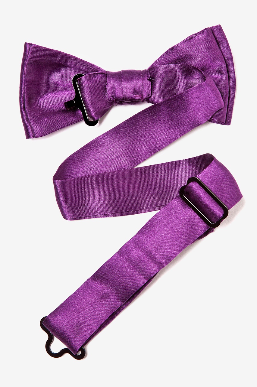 Purple Plum Bow Tie For Boys Photo (1)