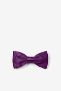 Purple Plum Bow Tie For Infants Photo (0)