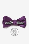 Purple Plum Bow Tie For Infants Photo (1)