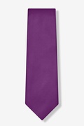 Purple Plum Extra Long Tie Photo (1)