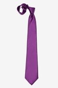 Purple Plum Extra Long Tie Photo (3)