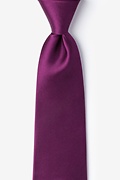 Purple Plum Extra Long Tie Photo (0)