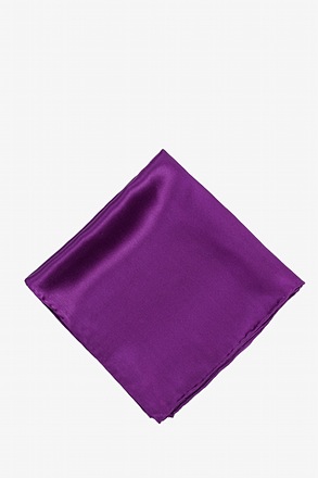 _Purple Plum Pocket Square_