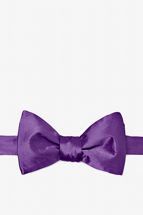 Purple Plum Self-Tie Bow Tie