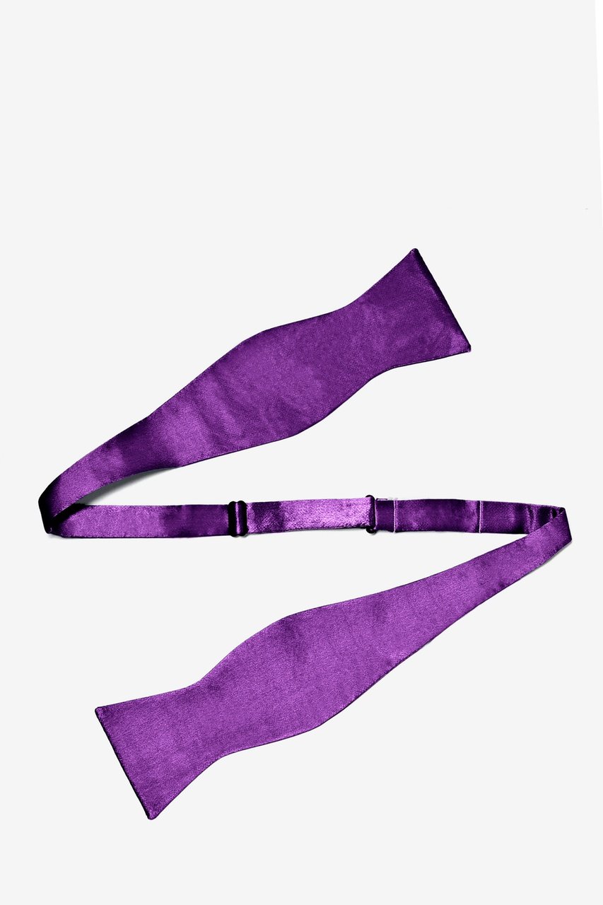 Purple Plum Self-Tie Bow Tie Photo (1)